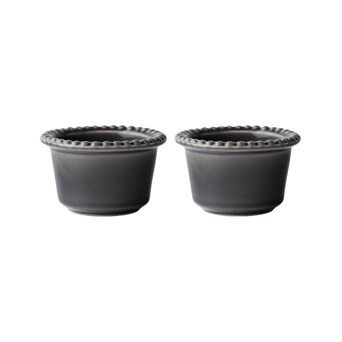 PotteryJo Daria small bowl o12 cm 2-pack clean grey