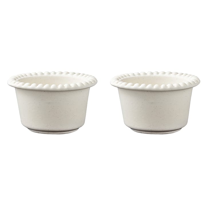 Daria small bowl Ø12 cm 2-pack - cotton white - PotteryJo