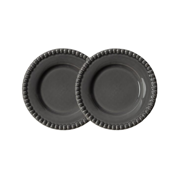 Daria small plate Ø18 cm 2-pack - clean grey - PotteryJo