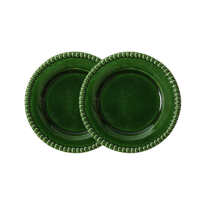 Daria small plate Ø18 cm 2-pack - Moss - PotteryJo