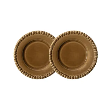 Daria small plate Ø18 cm 2-pack - Umbra - PotteryJo