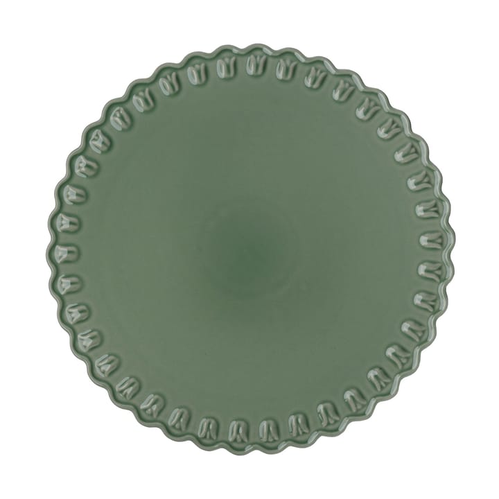 Tulipa cake plate Ø30 cm - Verona green - PotteryJo