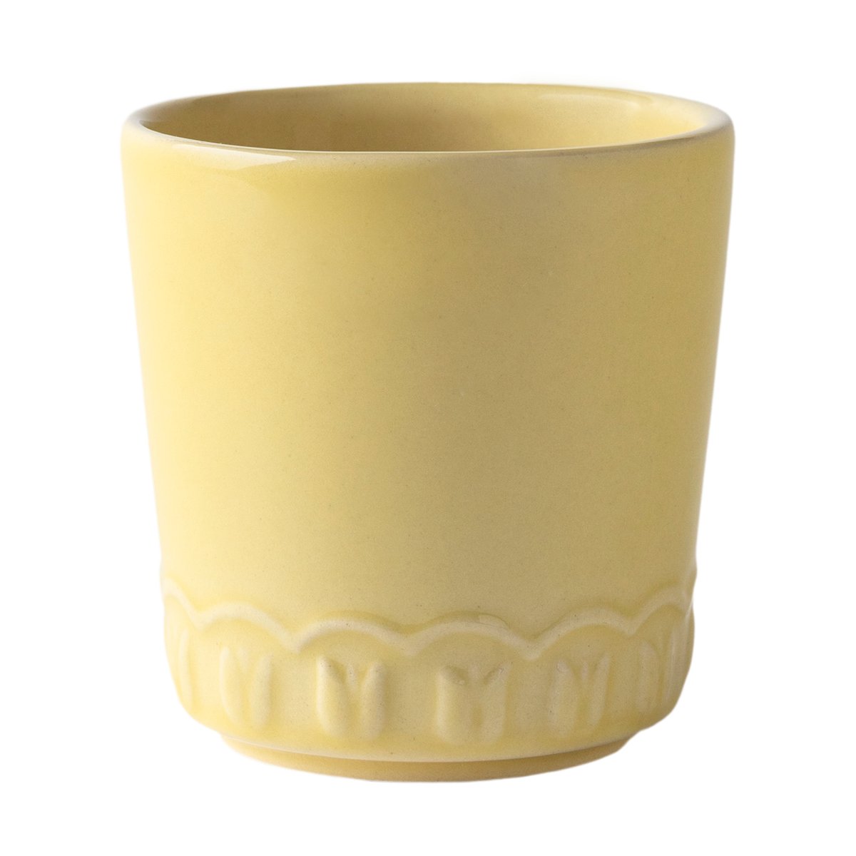 PotteryJo Tulipa cup 20 cl 2-pack Pale Moon | Scandinavian Design | Coffee cups | Yellow