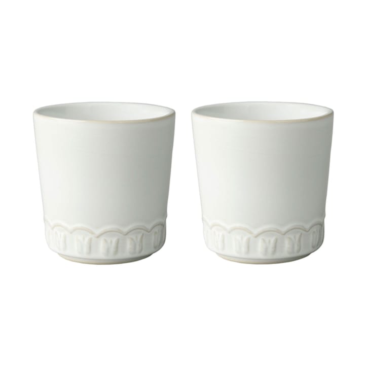 Tulipa cup 20 cl 2-pack - White - PotteryJo