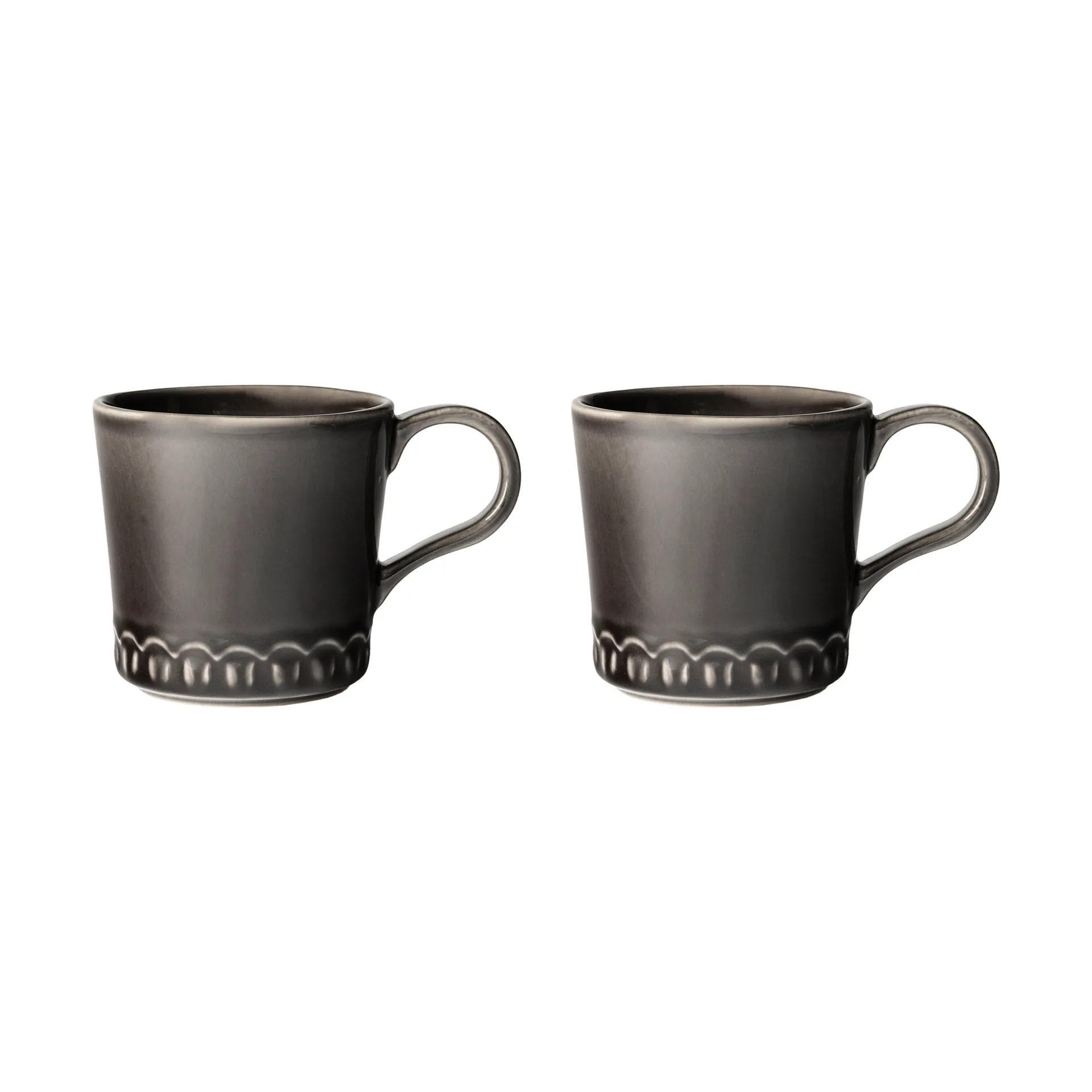 Tulipa cup 40 cl 2-pack, Almost black PotteryJo