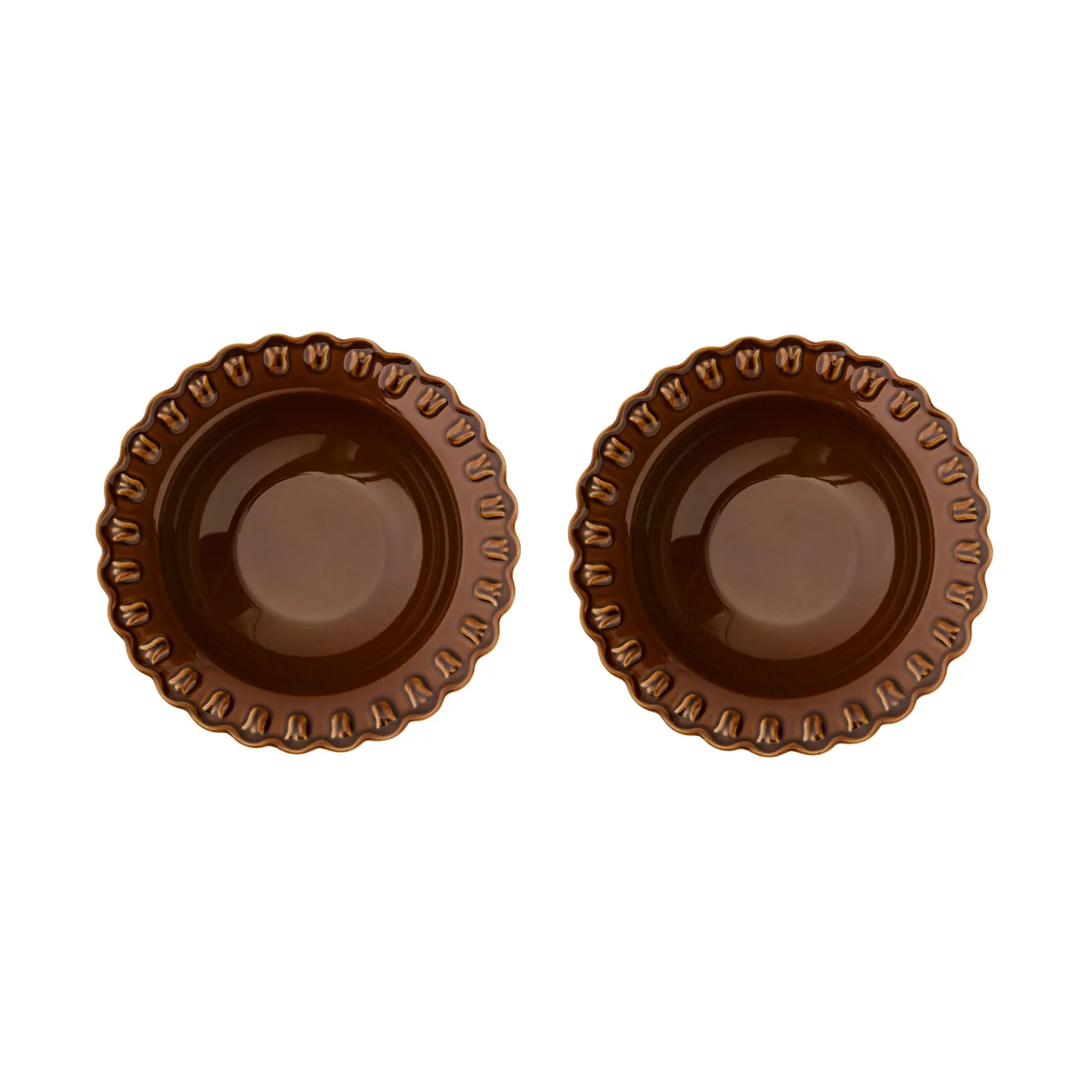 Tulipa deep plate Ø23 cm 2-pack, Umbra PotteryJo