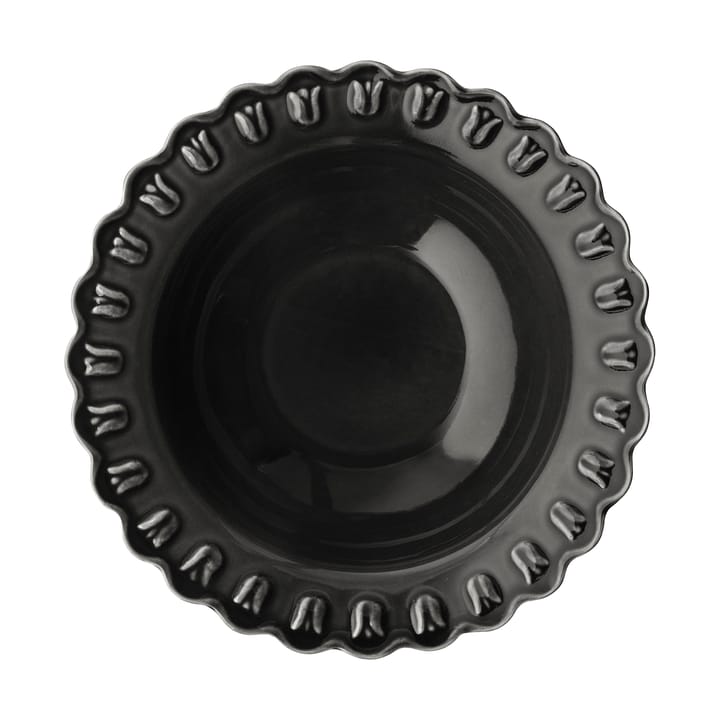 Tulipa deep plate small Ø17 cm 2-pack, Almost black PotteryJo