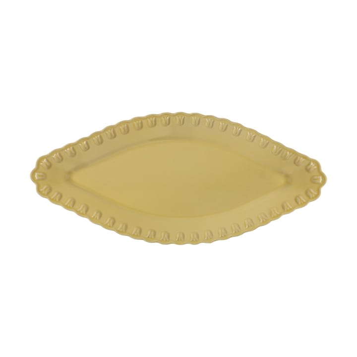Tulipa oval saucer 20x45 cm - Pale Moon - PotteryJo