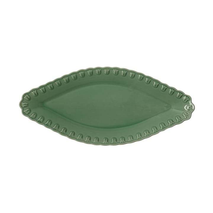 Tulipa oval saucer 20x45 cm - Verona green - PotteryJo