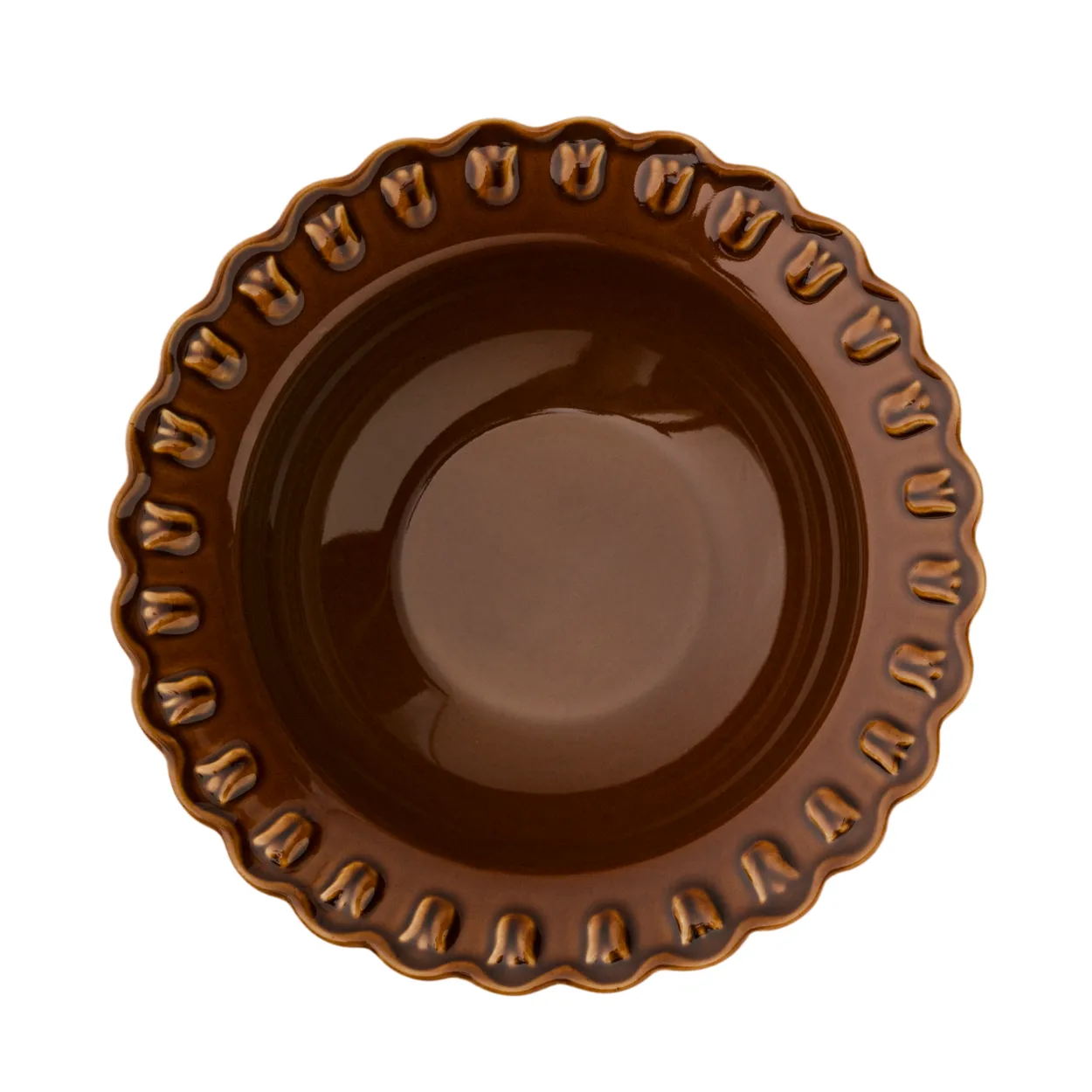 PotteryJo Tulipa serving bowl large o30 cm Umbra | Scandinavian Design | Serving bowls | Brown