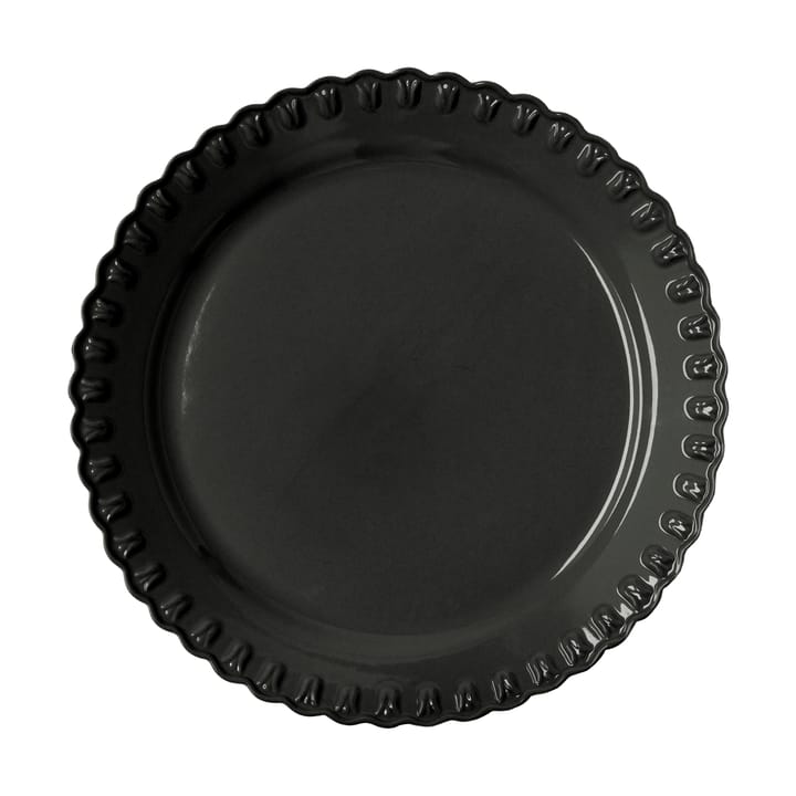 Tulipa serving platter Ø37 cm - Almost black - PotteryJo