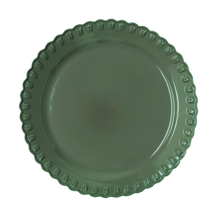 Tulipa serving platter Ø37 cm - Verona green - PotteryJo
