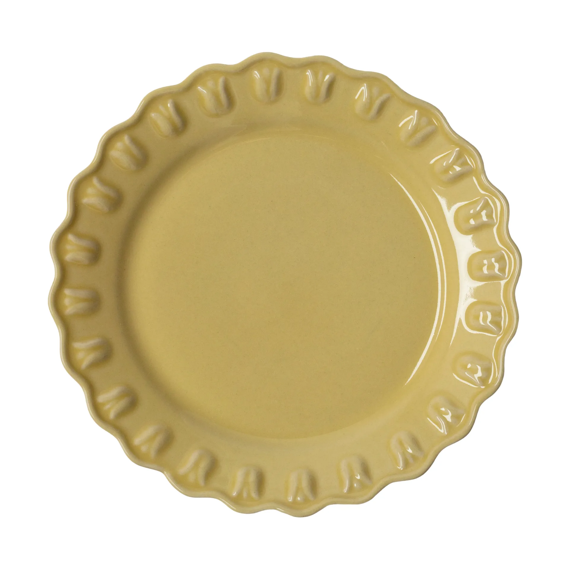 Tulipa small plate Ø20 cm 2-pack, Pale Moon PotteryJo