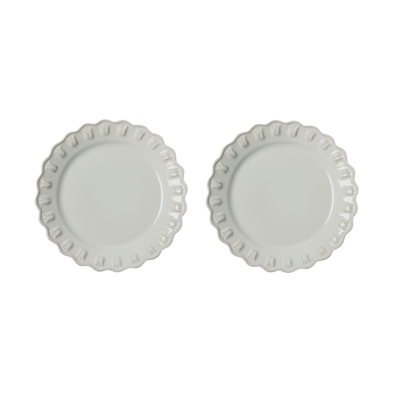 PotteryJo Tulipa small plate Ø20 cm 2-pack White