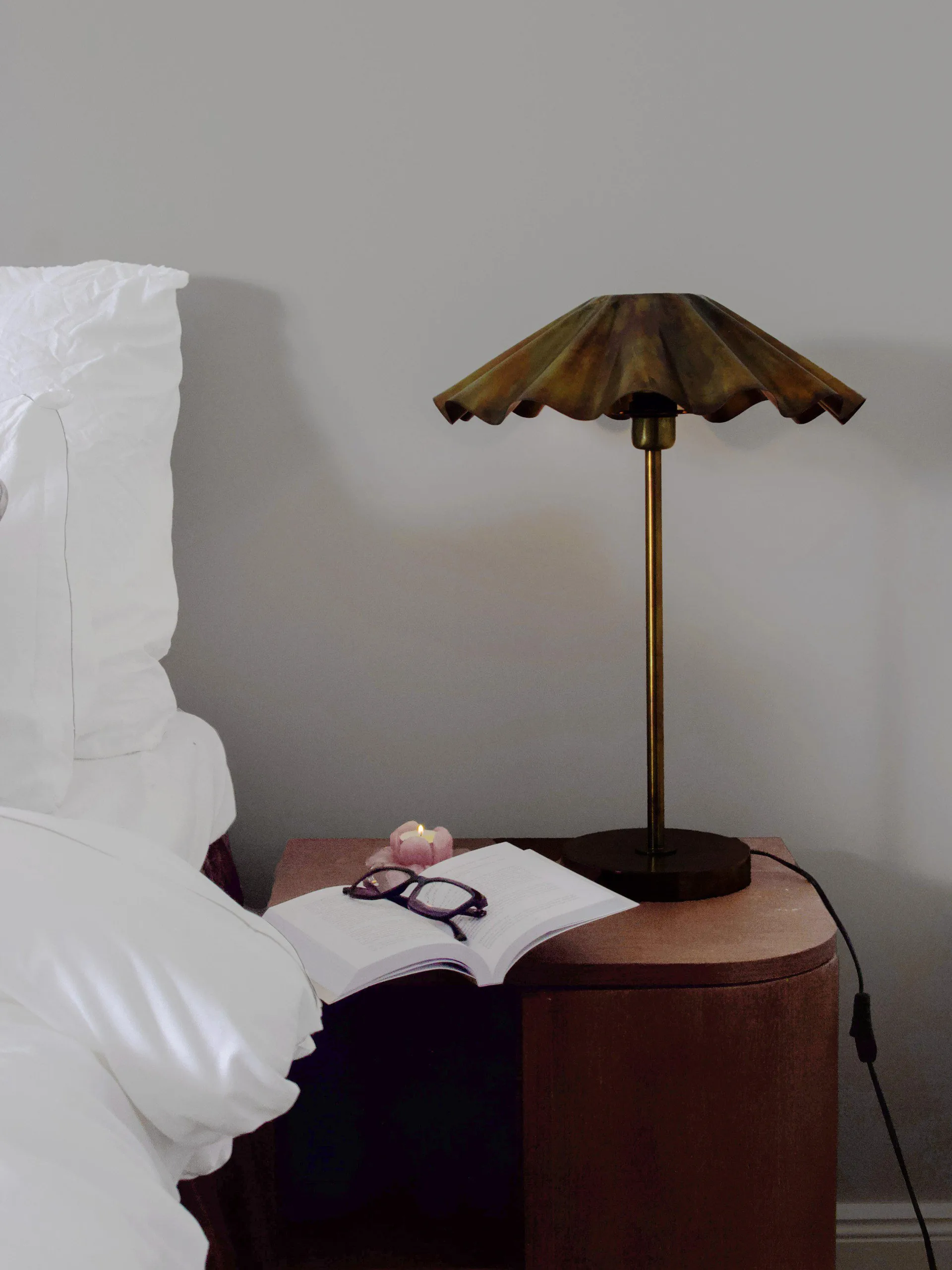 Aira table lamp, Burnished brass, 54 cm PR Home