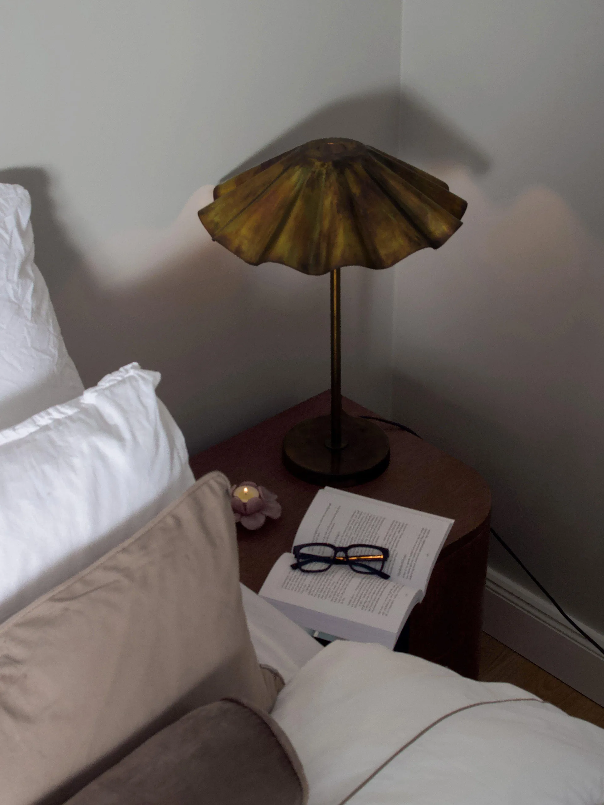 Aira table lamp, Burnished brass, 54 cm PR Home