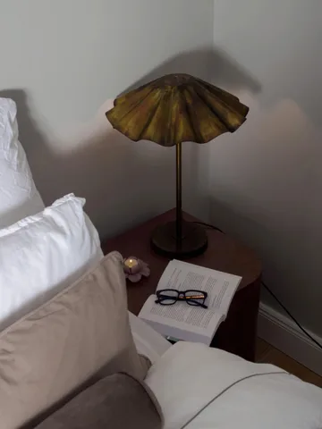 Aira table lamp - Burnished brass, 54 cm - PR Home