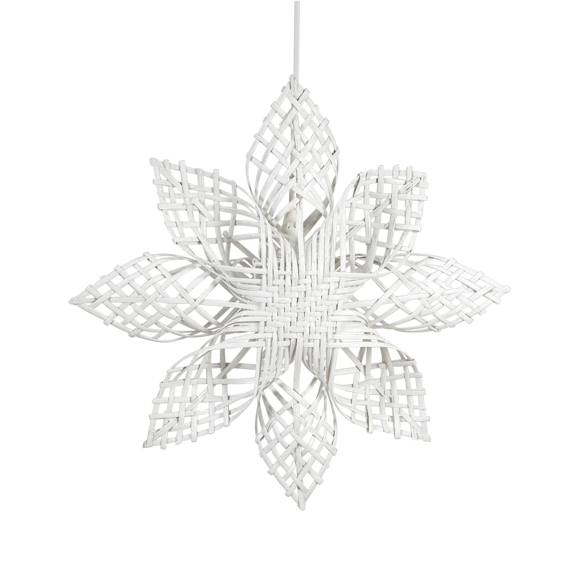 Anna Christmas star white, 45 cm PR Home