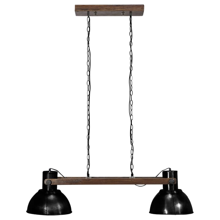 Ashby double ceiling lamp 110 cm - black zink - PR Home