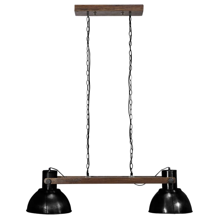 Ashby double ceiling lamp 110 cm, black zink PR Home