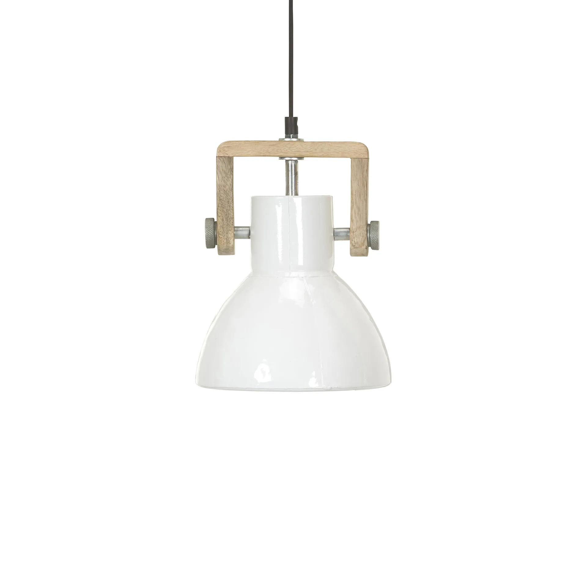 Ashby single ceiling lamp Ø19 cm, white PR Home