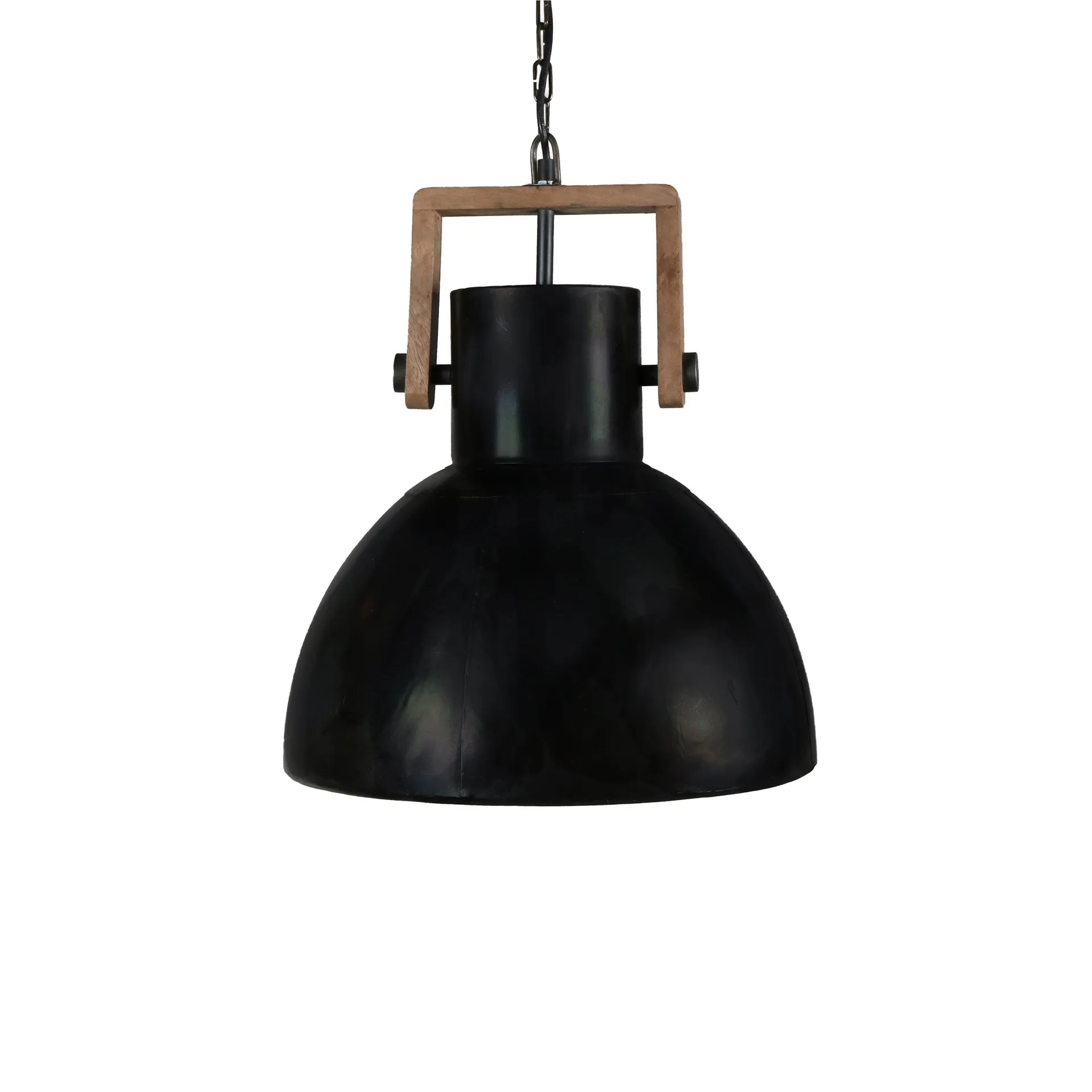 Ashby single ceiling lamp Ø39 cm, black zink PR Home