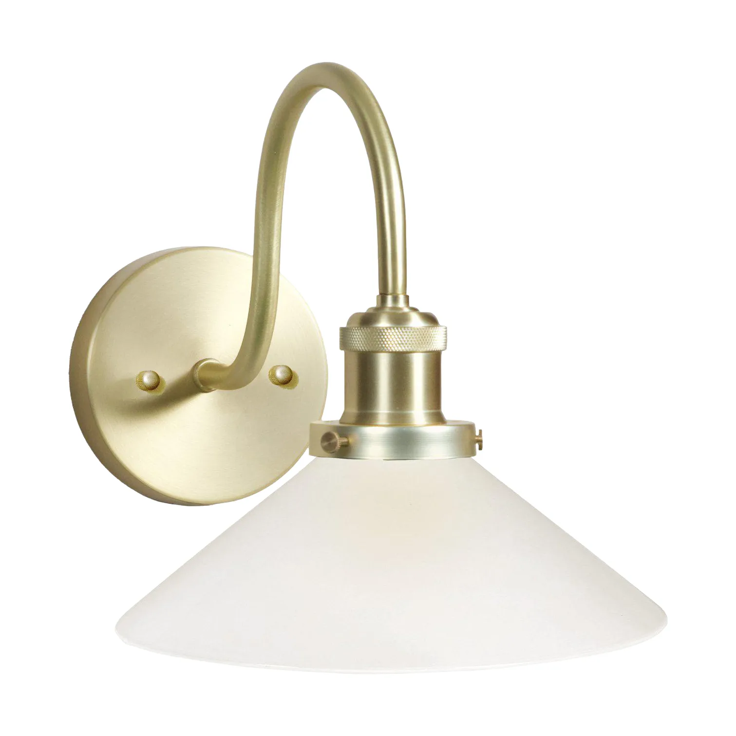 August wall lamp, Opal-brass PR Home