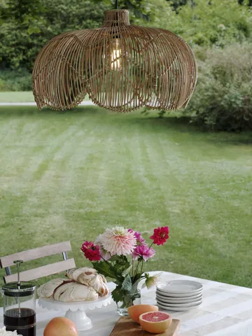 Belle outdoor pendant lamp - Natural, Ø53x32 cm - PR Home
