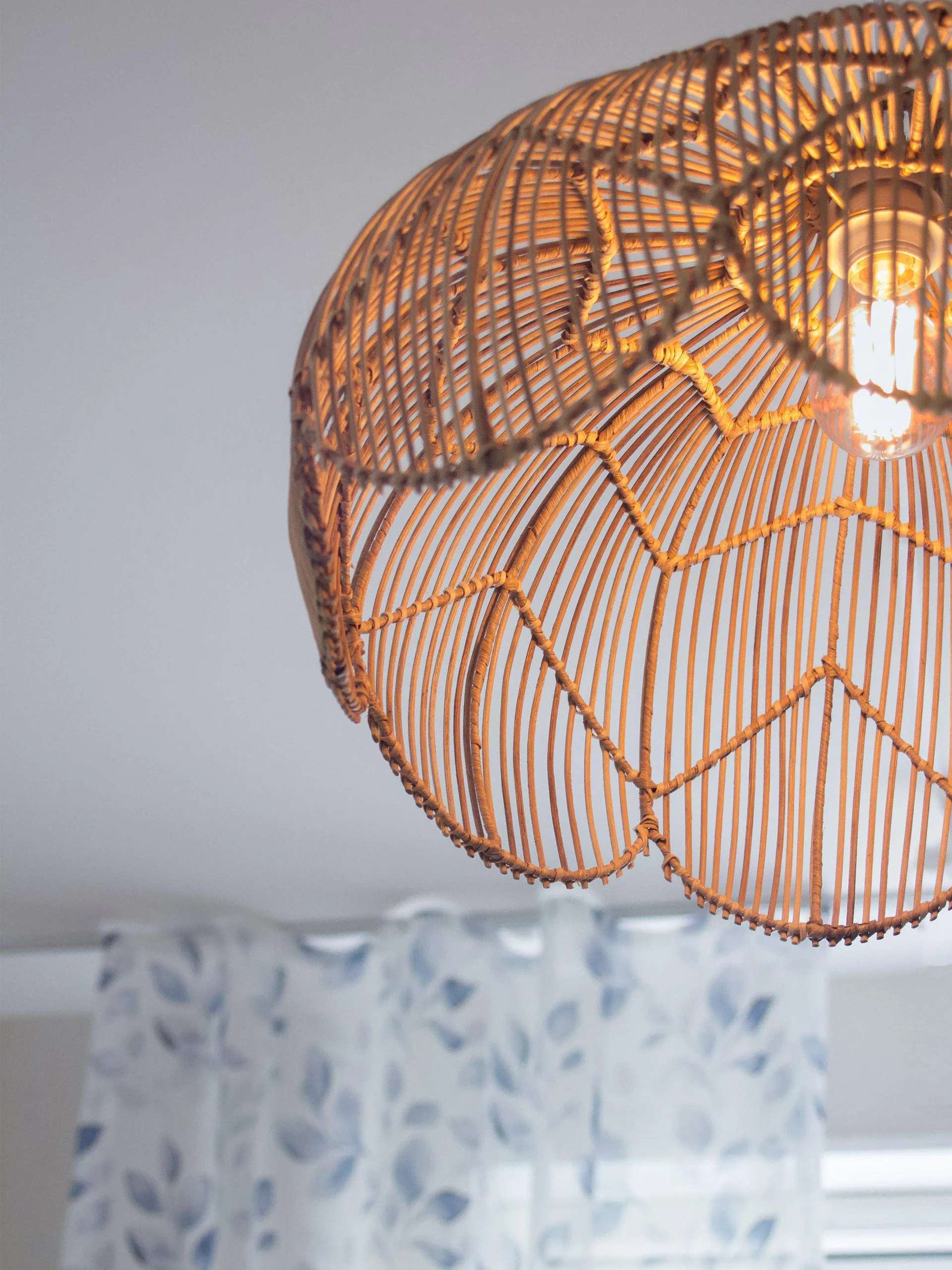 Belle pendant lamp, Natural, Ø53x32 cm PR Home