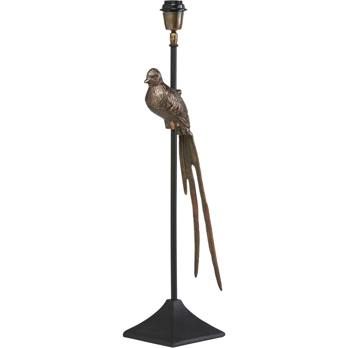 PR Home Birdie lamp base 70 cm Black-brass | Scandinavian Design | Lamp bases | Black