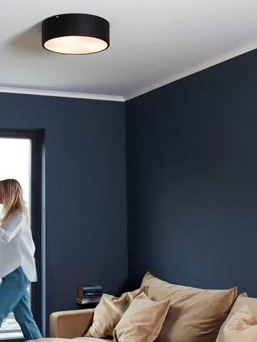 Colmar ceiling light - Black, Ø41x13 cm - PR Home