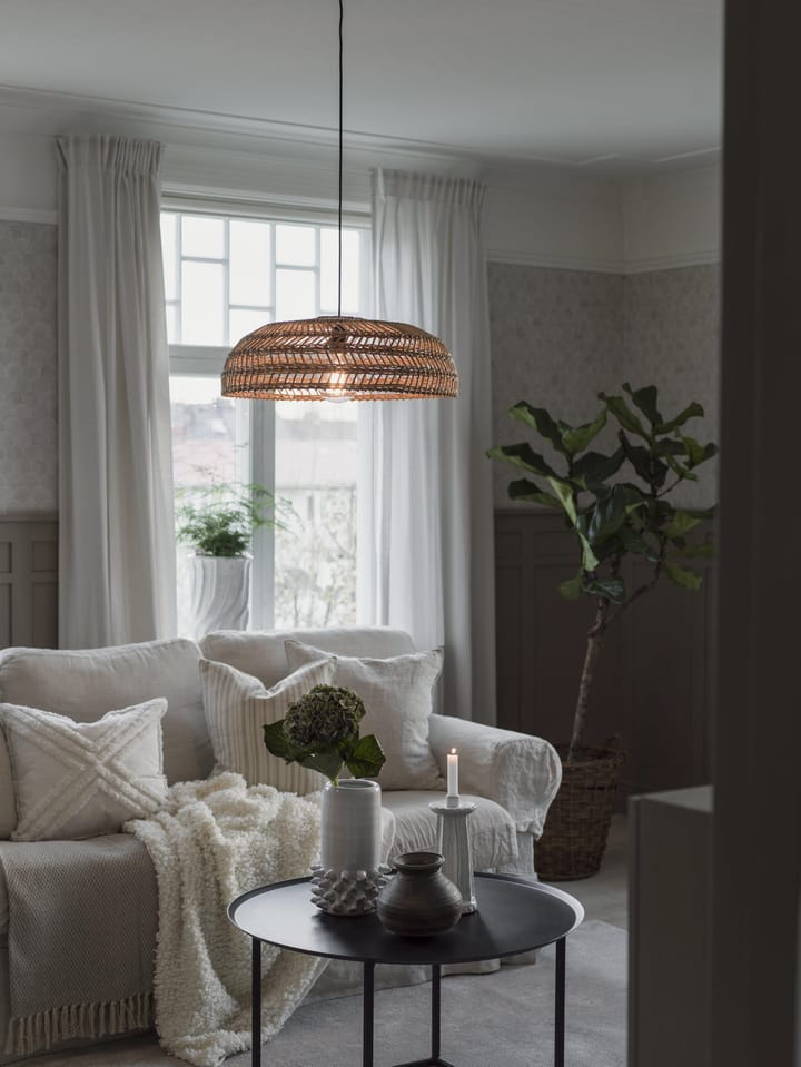 Denise ceiling lamp rattan, Ø53 cm PR Home