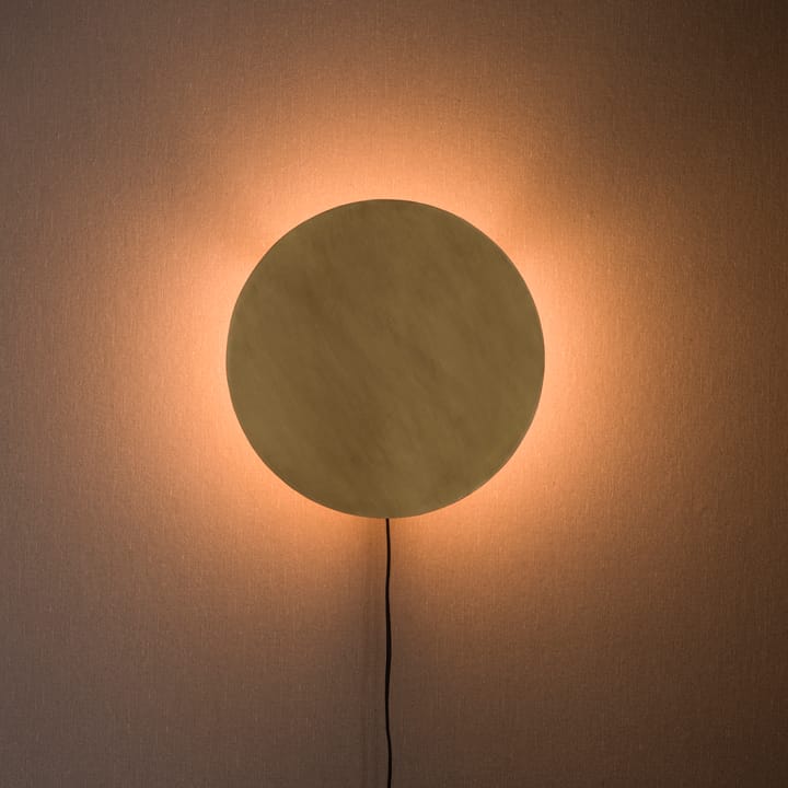 Full moon wall lamp Ø25 cm - Pale gold - PR Home