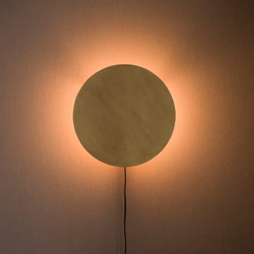 Full moon wall lamp Ø25 cm - Pale silver - PR Home