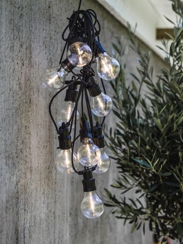 Glow string lights 8.7 m - Black - PR Home