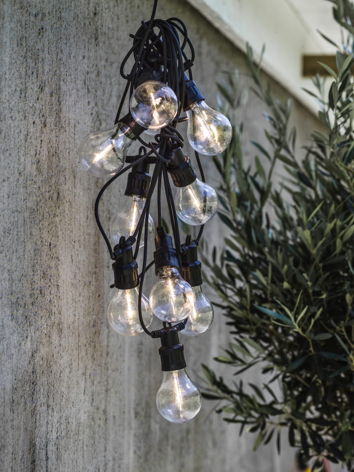 Glow string lights 8.7 m, Black PR Home