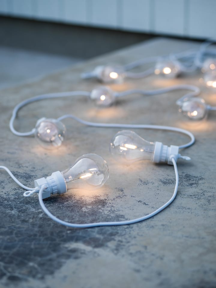 Glow string lights 8.7 m - White - PR Home