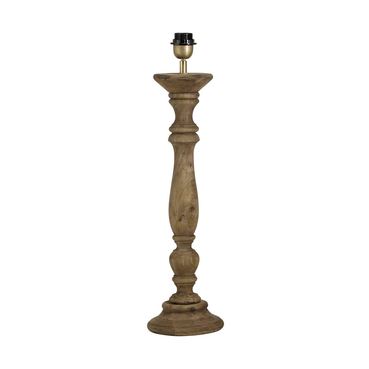 PR Home Lodge lamp base aged brown 38 cm | Scandinavian Design | Lamp bases | Brown