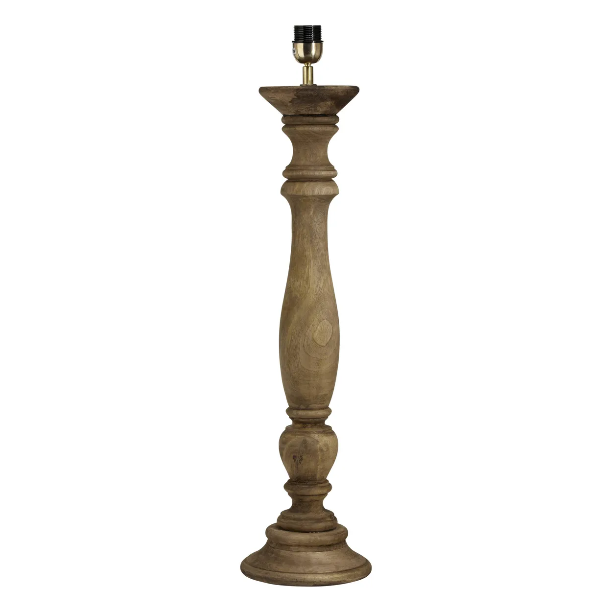 PR Home Lodge lamp base aged brown 63 cm | Scandinavian Design | Lamp bases | Brown