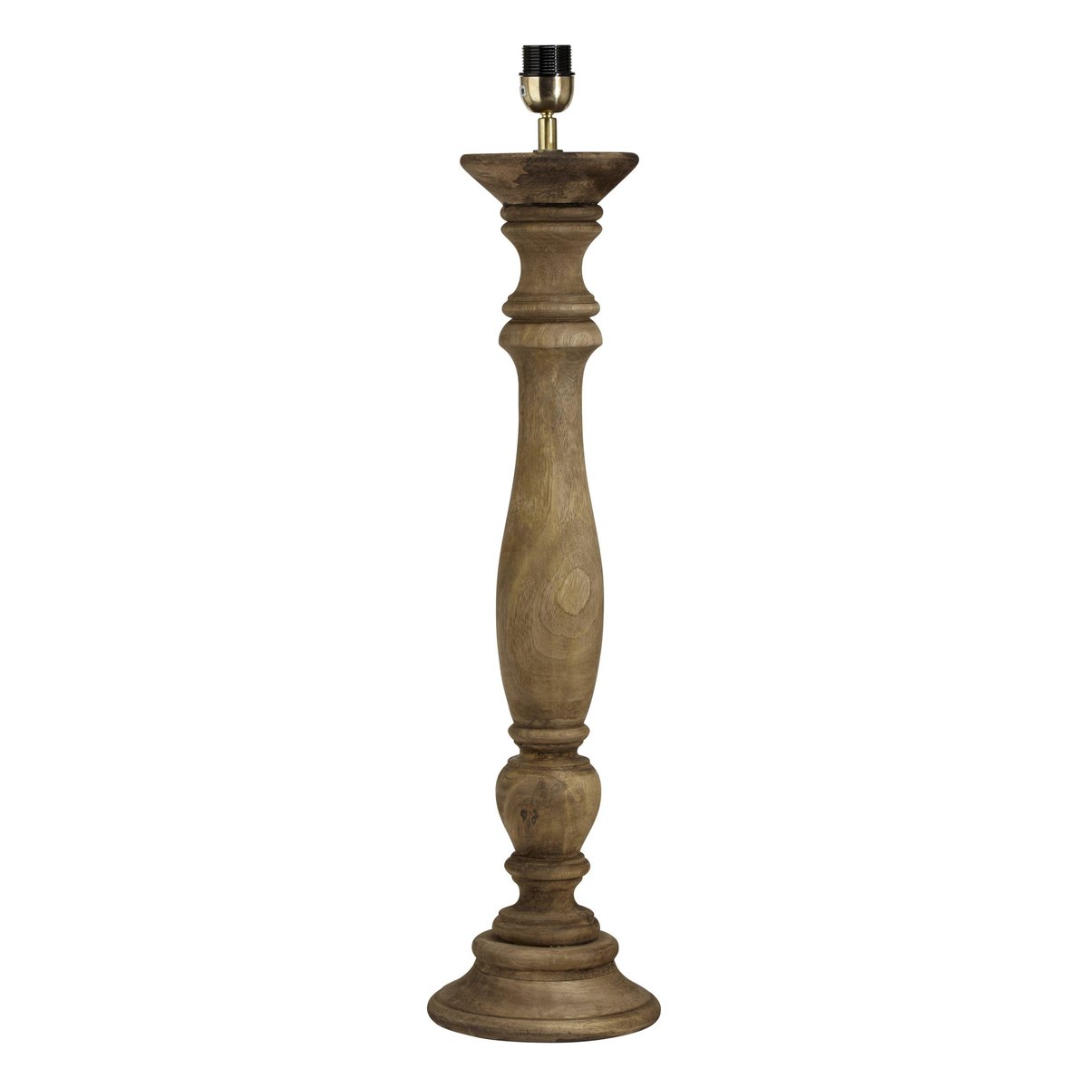 PR Home Lodge lamp base aged brown 63 cm | Scandinavian Design | Lamp bases | Brown