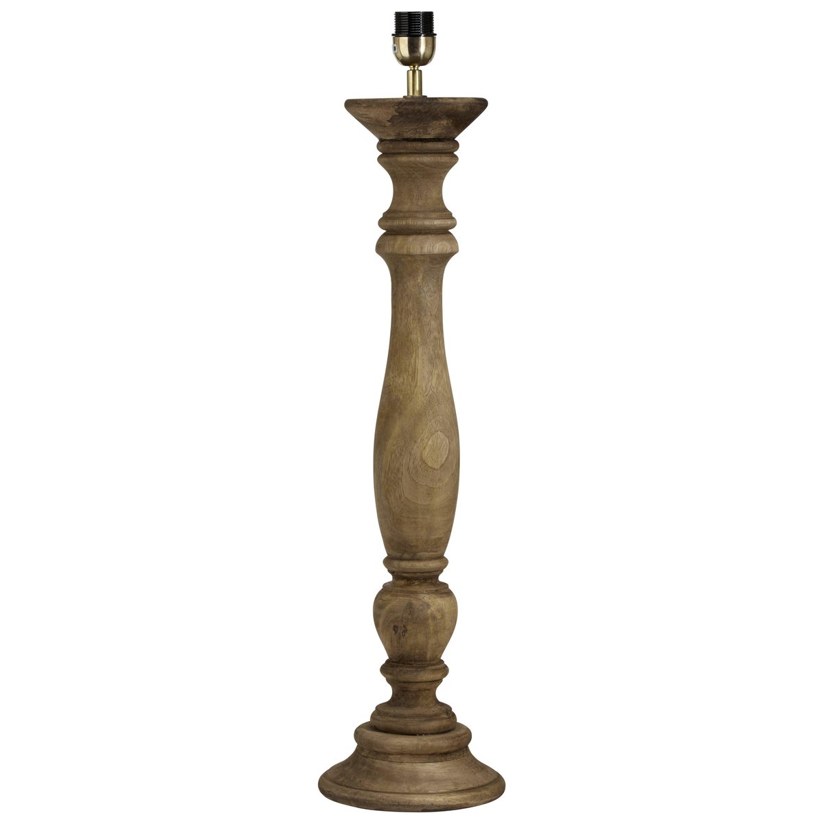PR Home Lodge lamp base aged brown 78 cm | Scandinavian Design | Lamp bases | Brown