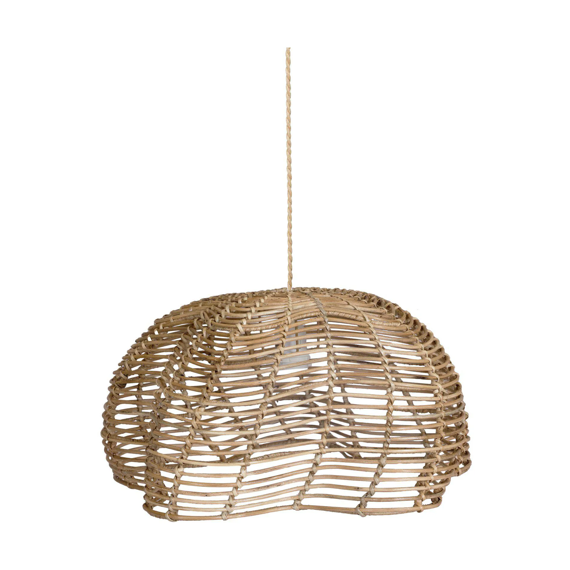 Mayla pendant lamp, Natural, Ø43x24 cm PR Home