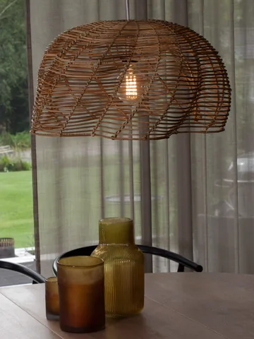 Mayla pendant lamp - Natural, Ø53x32 cm - PR Home
