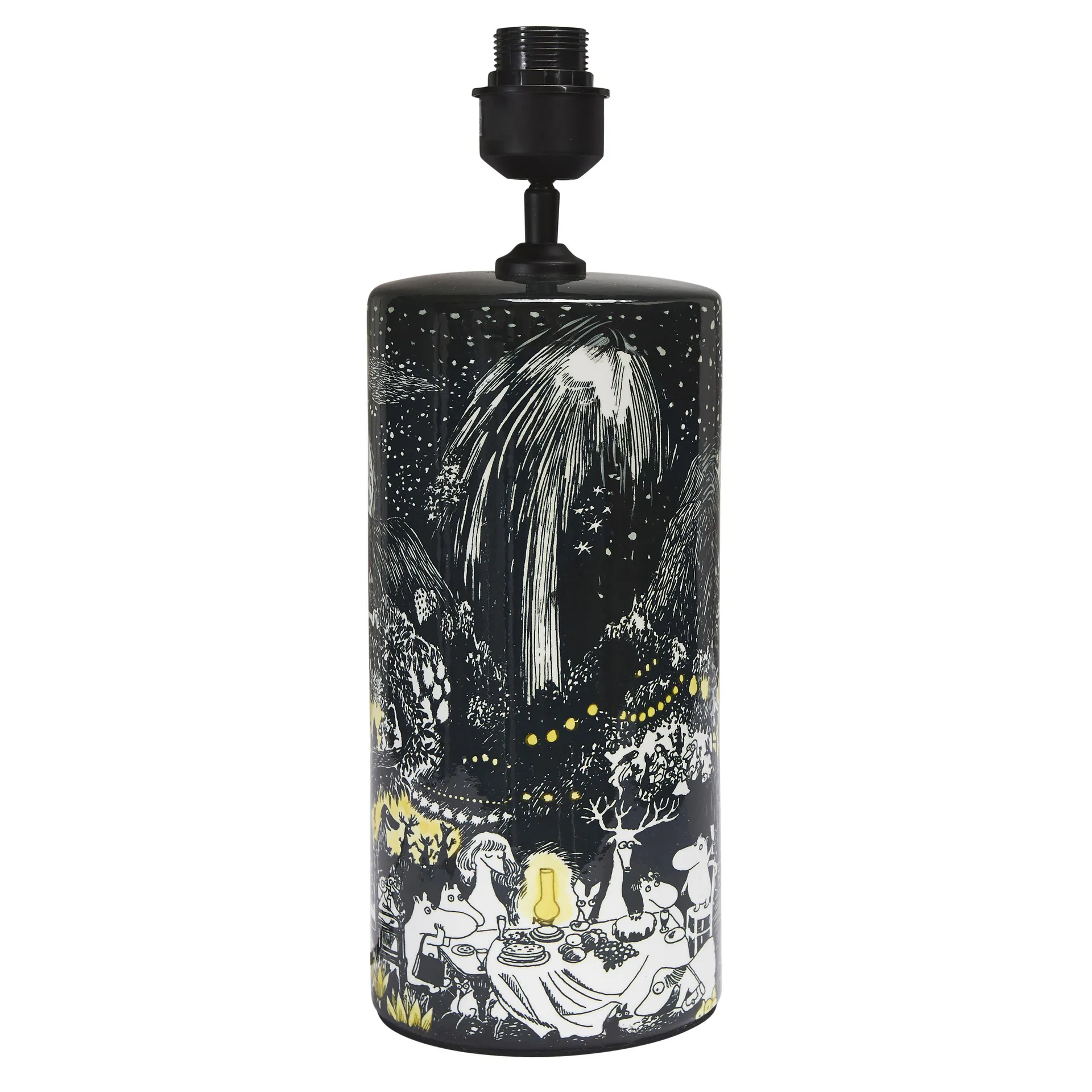 Moomin The Family lamp base 43 cm, black PR Home