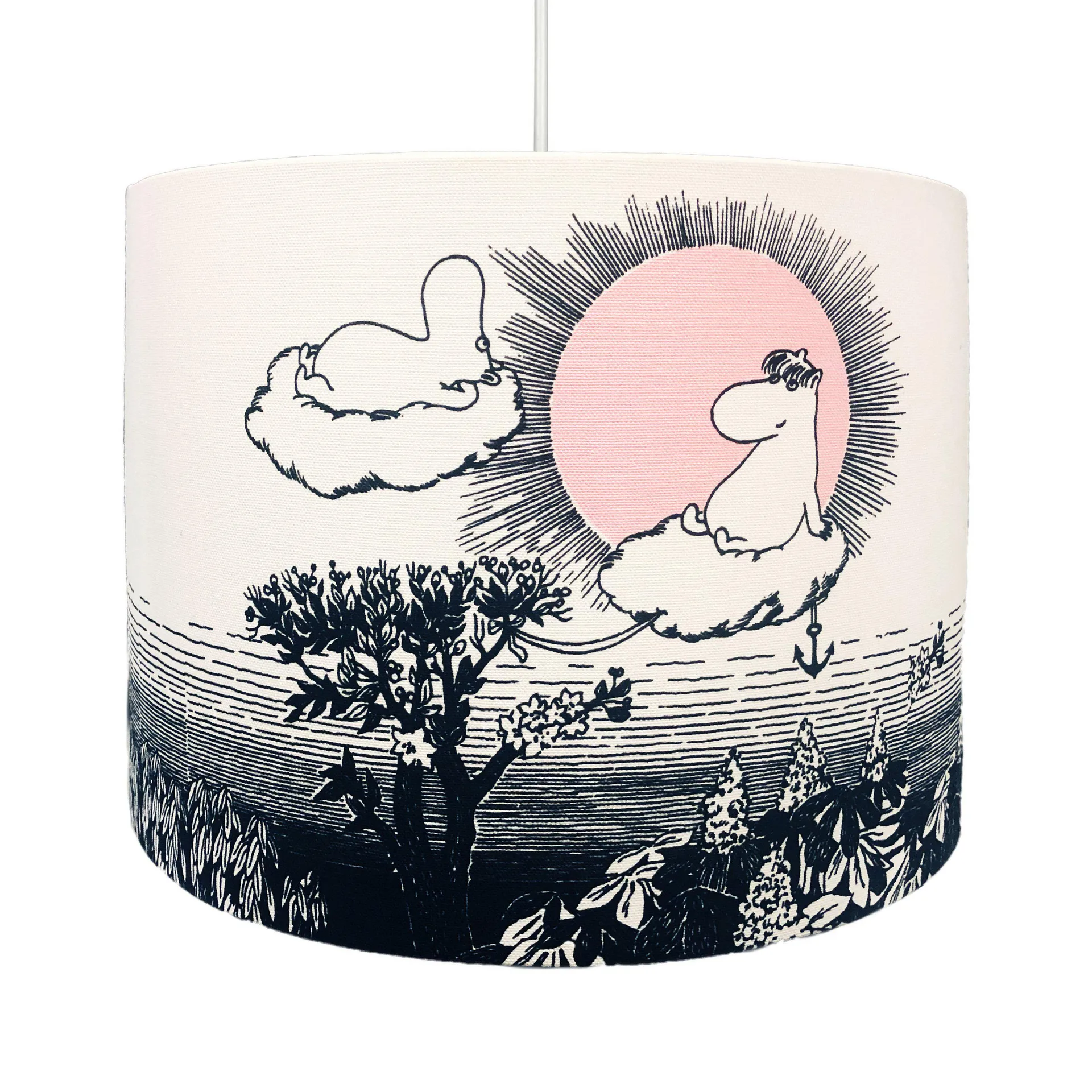 Moomin The Sky ceiling lamp Ø35 cm, white PR Home