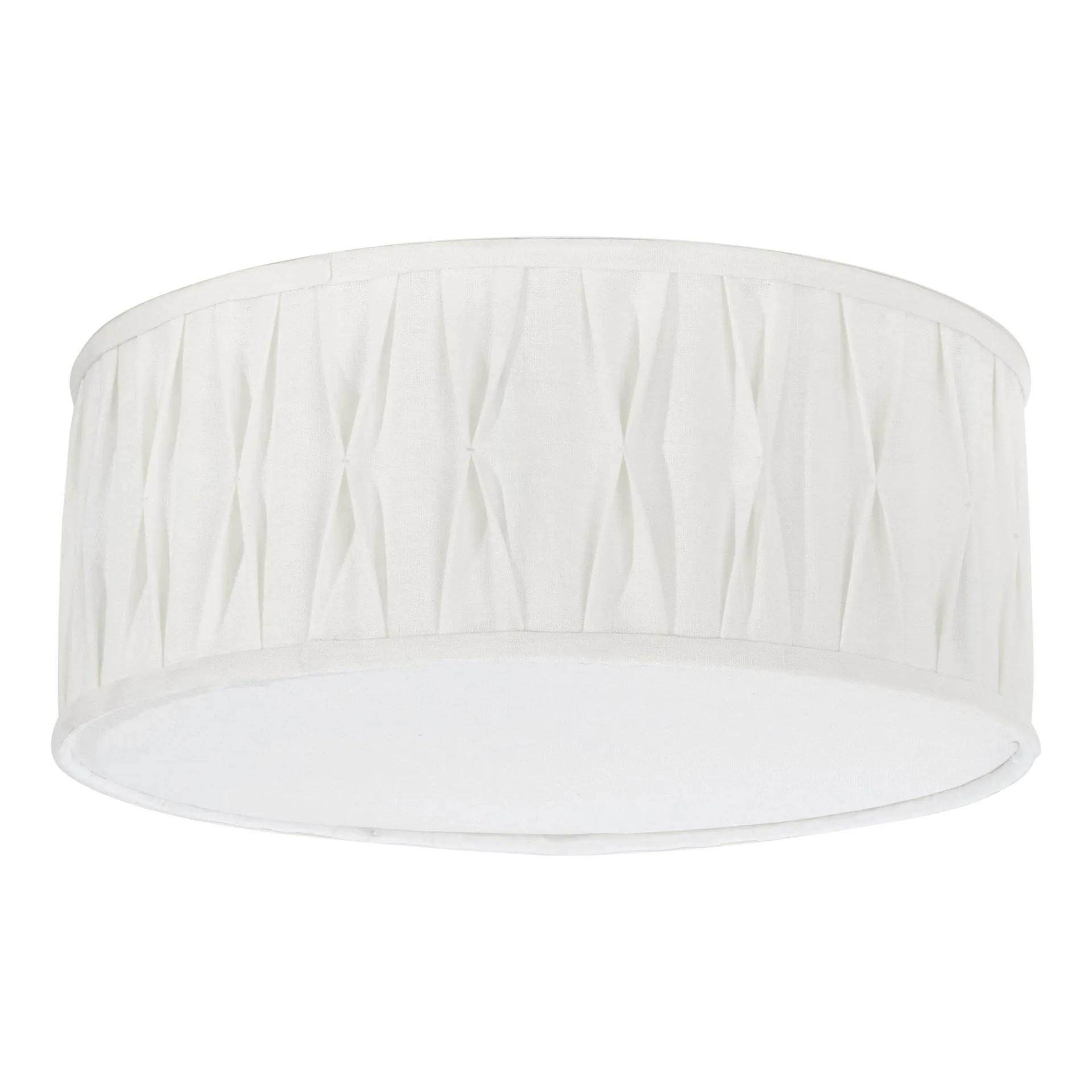 Plissé ceiling lamp Ø45 cm, off white PR Home