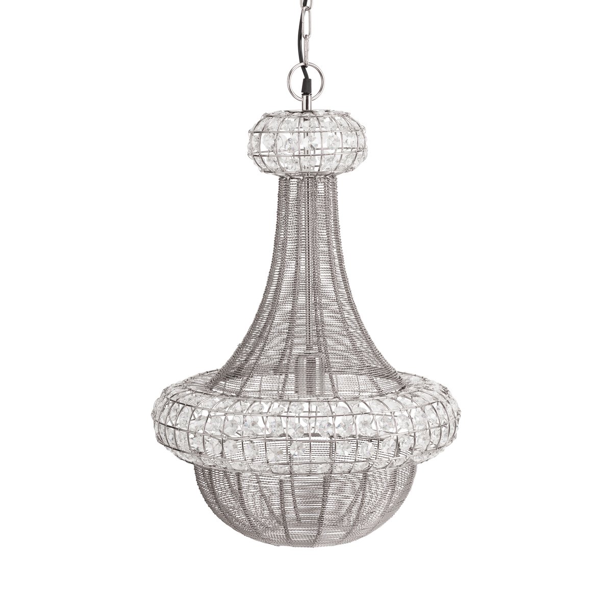 PR Home Saba ceiling lamp 42 cm silver | Scandinavian Design | Pendant lamps | Silver-coloured