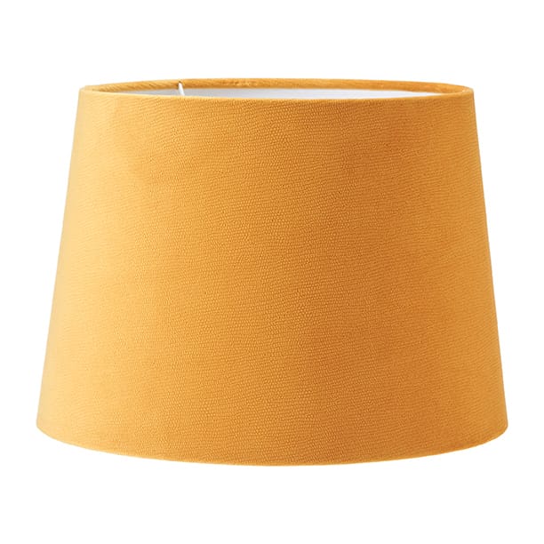 Sofia sammet lamp shade 30 cm - Studio yellow - PR Home