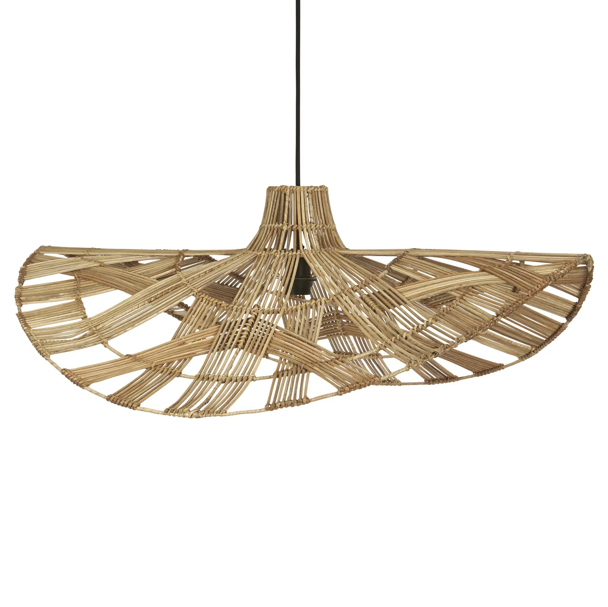 PR Home Wella ceiling lamp rattan 81 cm nature | Scandinavian Design | Pendant lamps | Beige