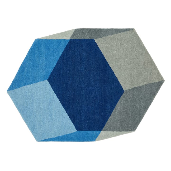 Iso rug  hexagon - Blue - Puik